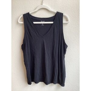 Madewell Women's V-Neck Tanktop - Size L